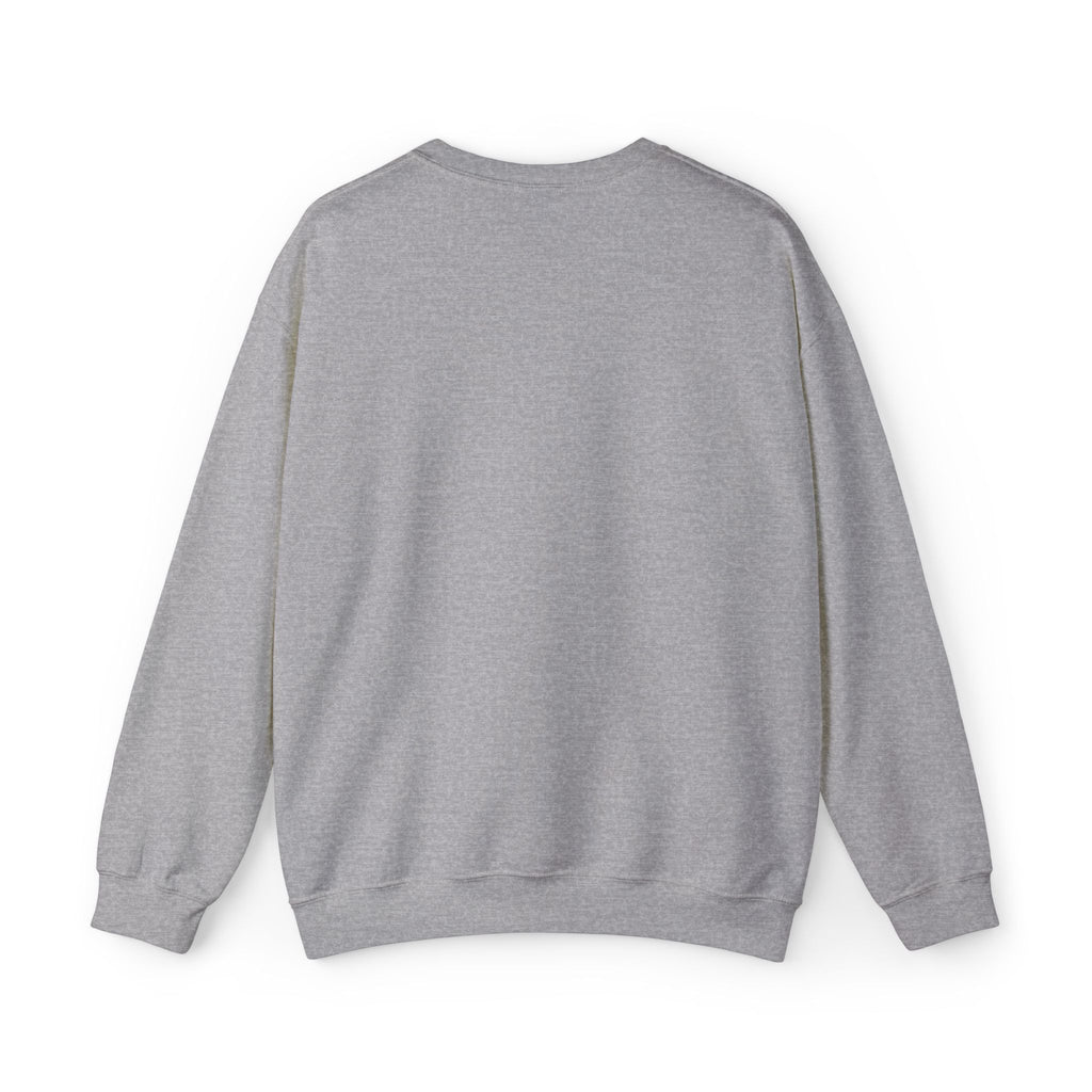 Embroidered Golio Logo Heavy Blend Crewneck Sweatshirt — Minimal Black Graphic Pullover