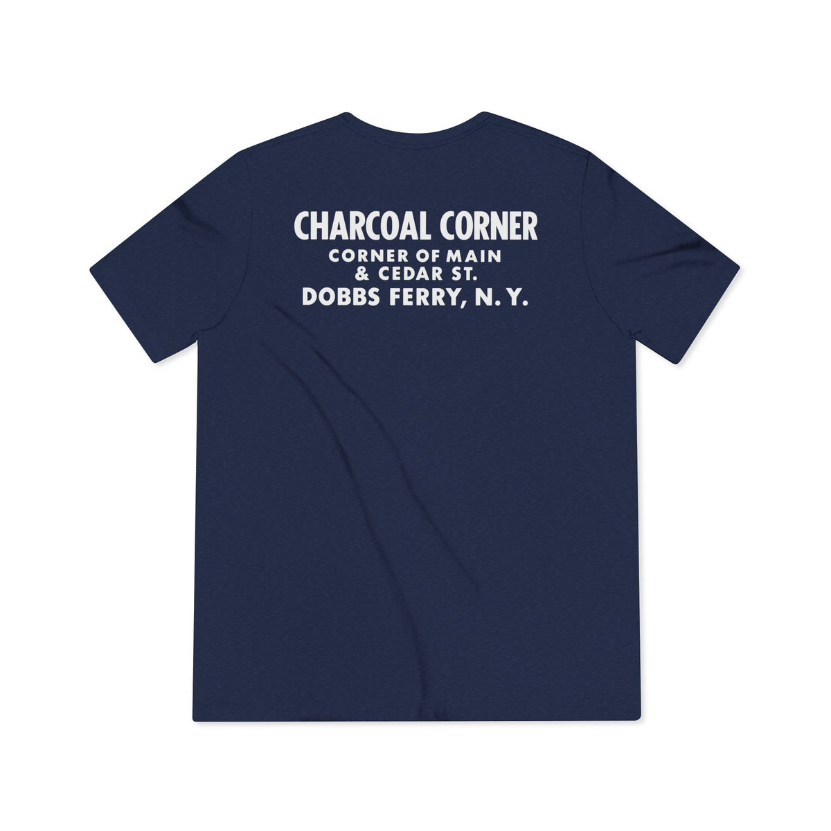 Charcoal Corner Dobbs Ferry Tee — Vintage Local Landmark T-Shirt
