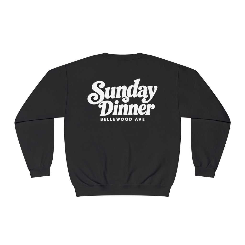 Sunday Dinner Crewneck Sweatshirt — Bellewood Ave Logo