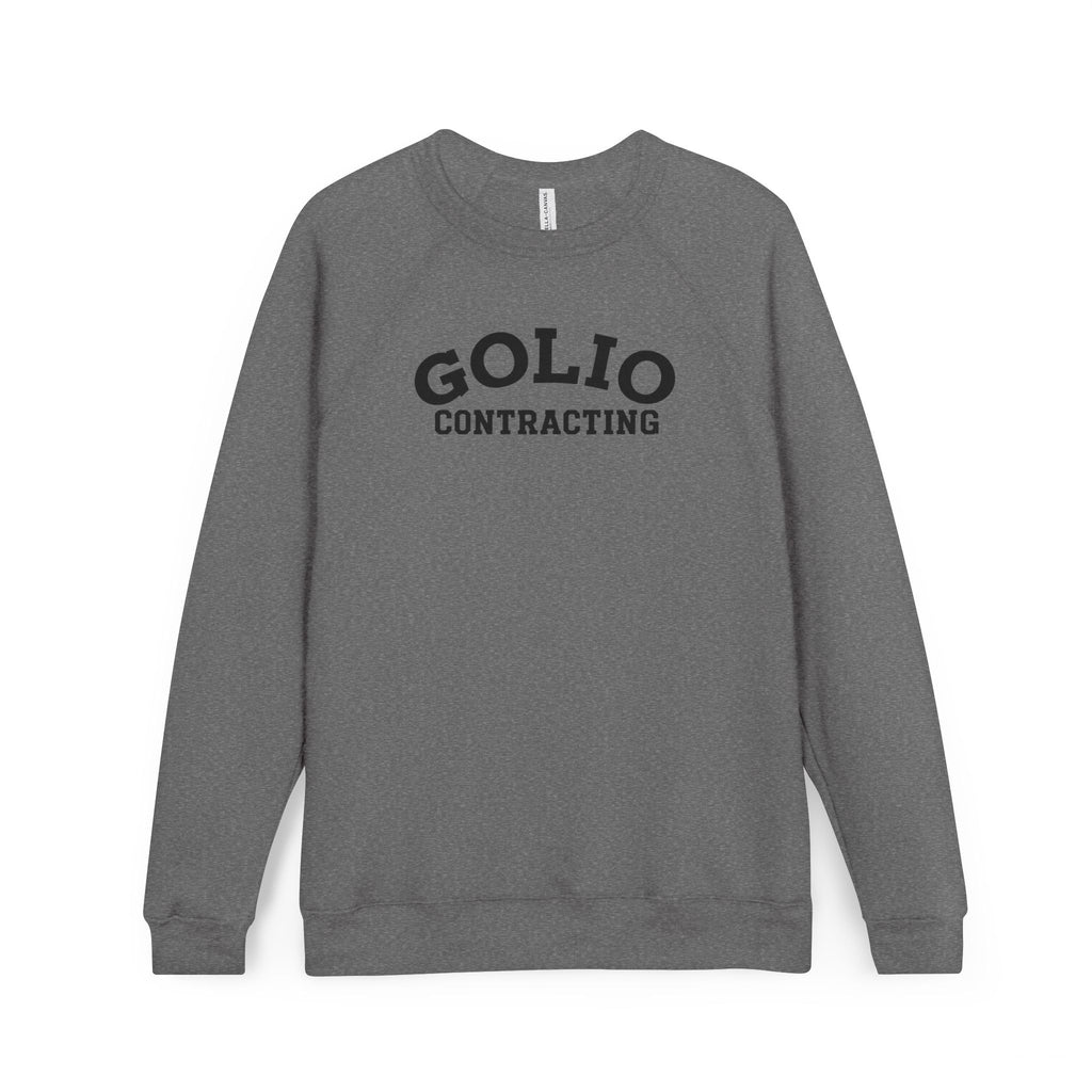 Golio Contracting Raglan Sweatshirt – 'Golio & Co' Logo Crewneck