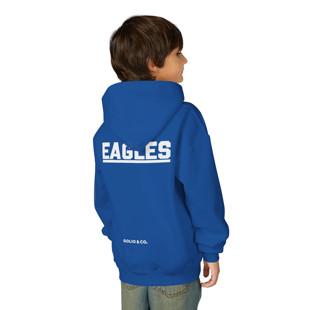 Dobbs Ferry Eagles Youth Hoodie — Dobbs Ferry Eagle Graphic Kids Sweatshirt