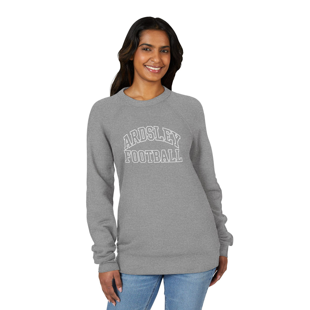 Ardsley Football Crewneck Sweatshirt — Vintage Collegiate Raglan