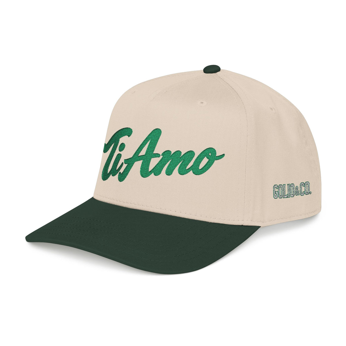 Ti Amo Embroidered Baseball Cap — Italian Love Script Hat
