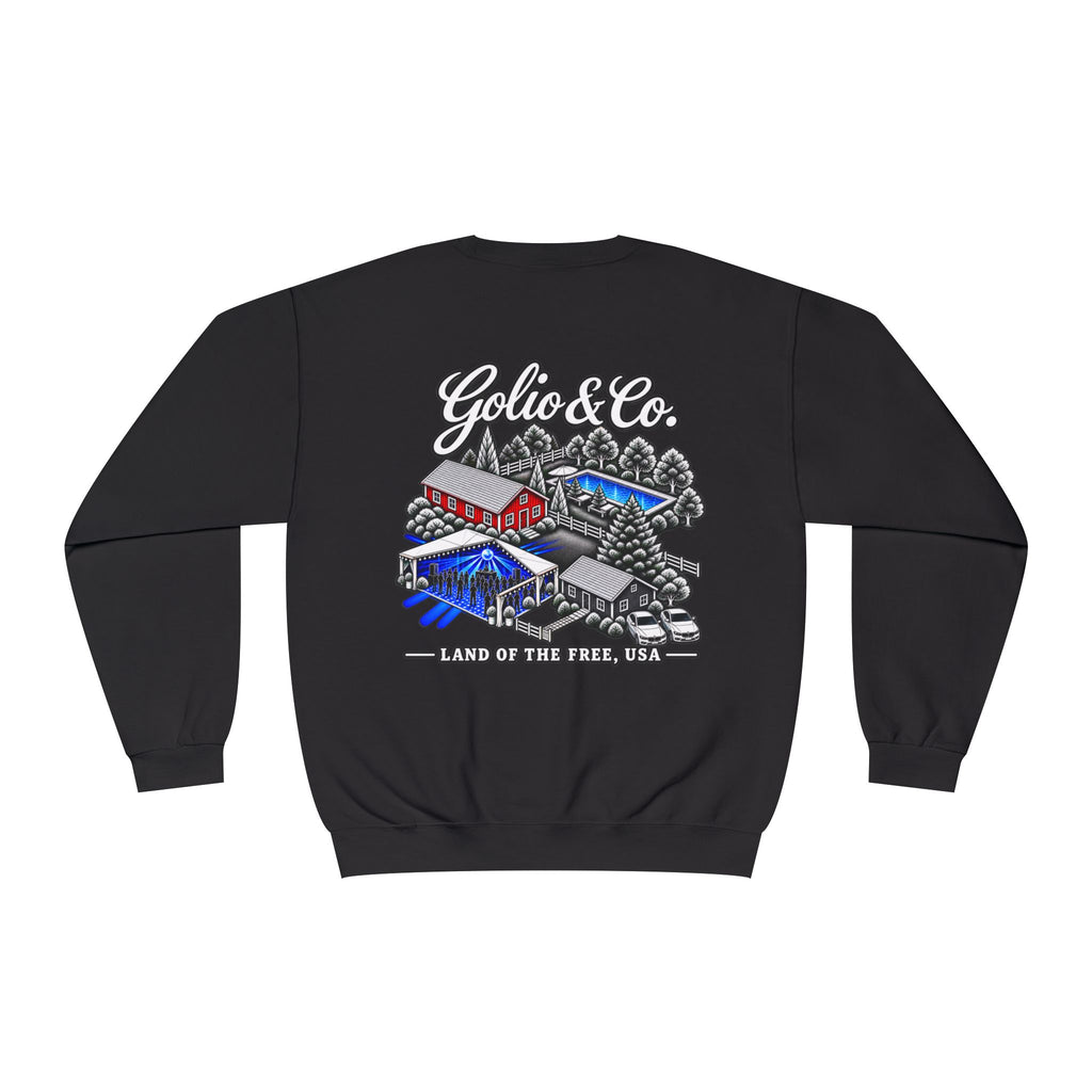 Electric Countryside Crewneck Sweatshirt – Golio & Co. Land of the Free Graphic