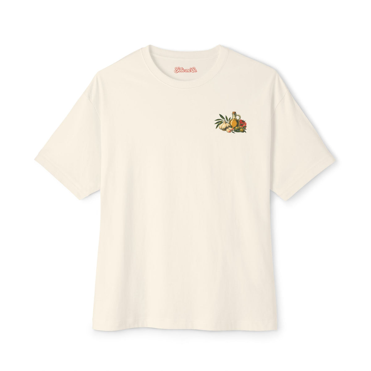 Aglio e Olio Garlic Tee — Fall Garlic & Oil Graphic T-Shirt