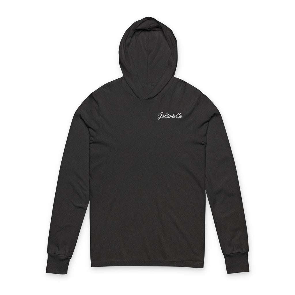 Espresso Golio & Co. Hooded Long Sleeve Tee