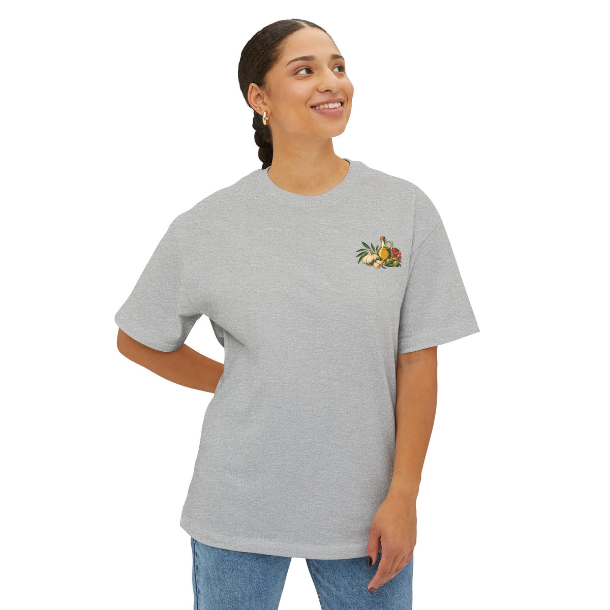 Aglio e Olio Garlic Tee — Fall Garlic & Oil Graphic T-Shirt
