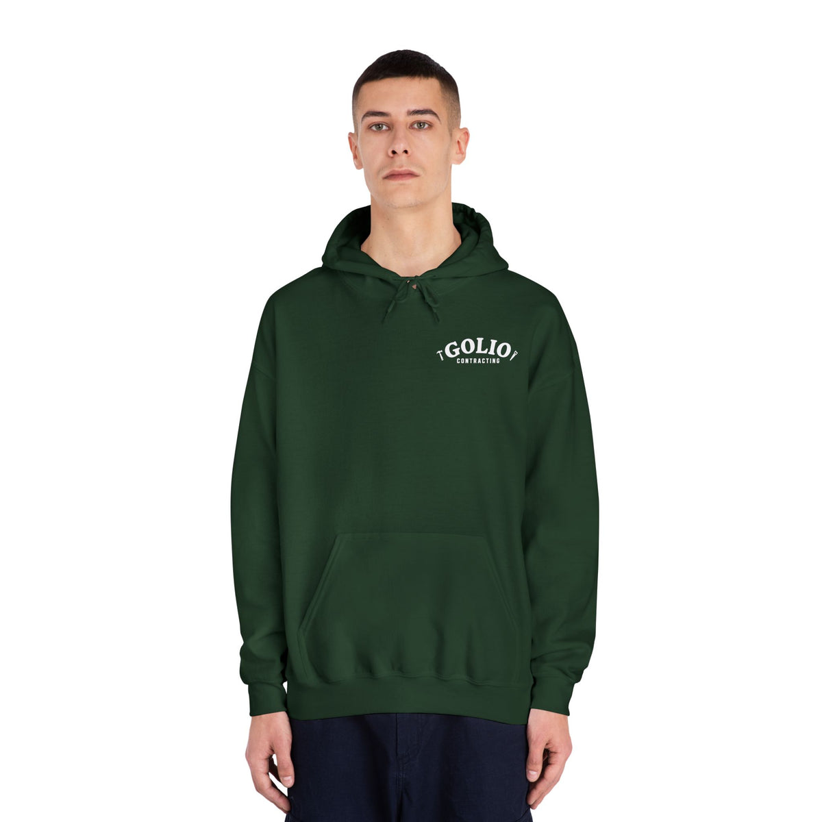 Golio Contracting Small Chest Logo Hoodie