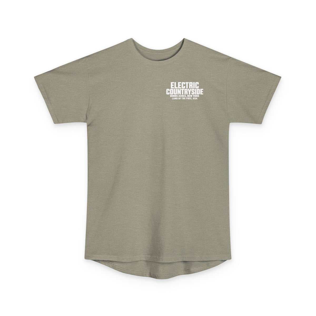 Electric Countryside Longbody Tee — Golic & Co. Land of the Free Graphic T-Shirt