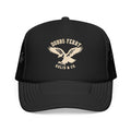 Eagle Logo Trucker Hat — Vintage 'Dobbs Ferry' Foam Mesh Cap