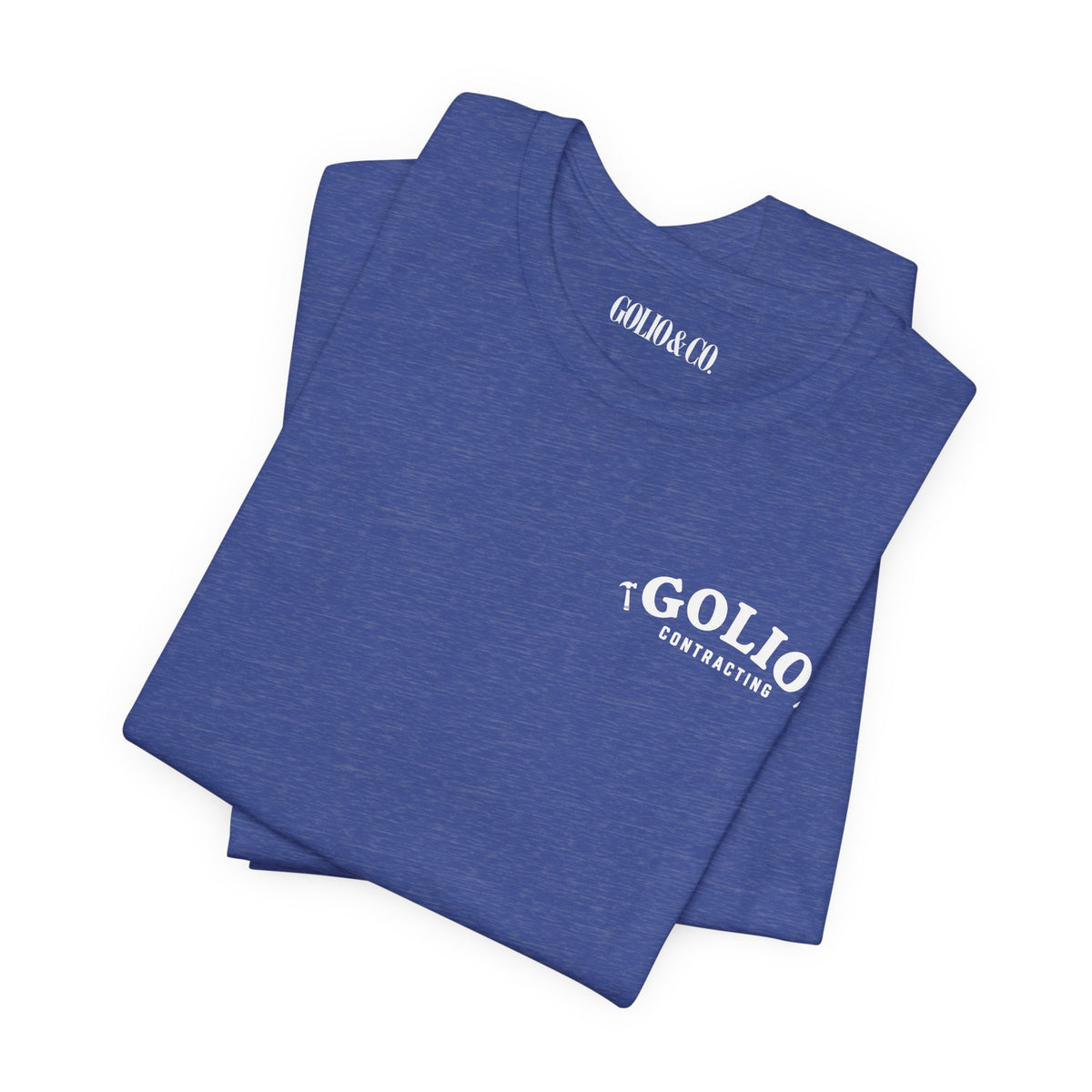 T-Shirt — 'Golio Contracting' Minimal Logo Tee