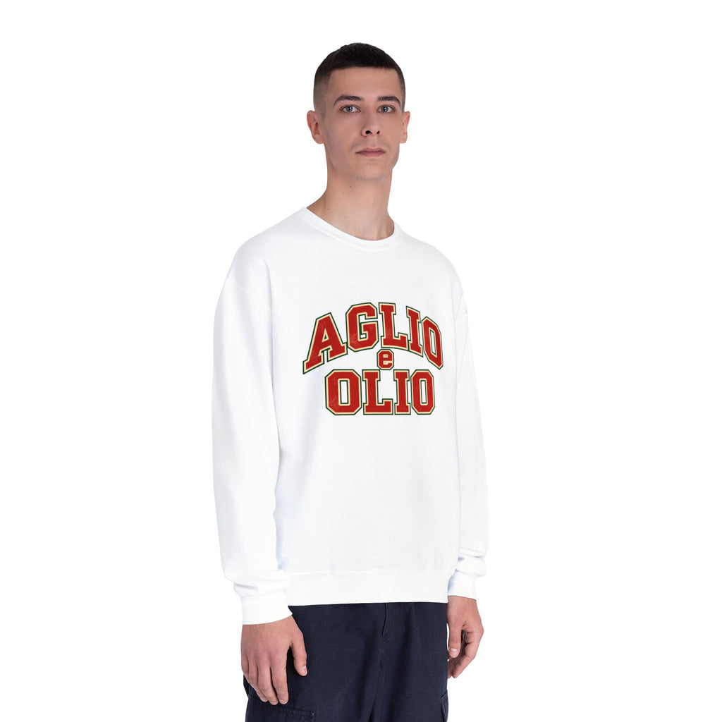 Aglio e Olio Italian Foodie Crewneck Sweatshirt