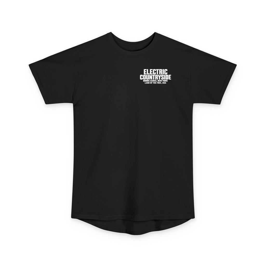 Electric Countryside Longbody Tee — Golic & Co. Land of the Free Graphic T-Shirt