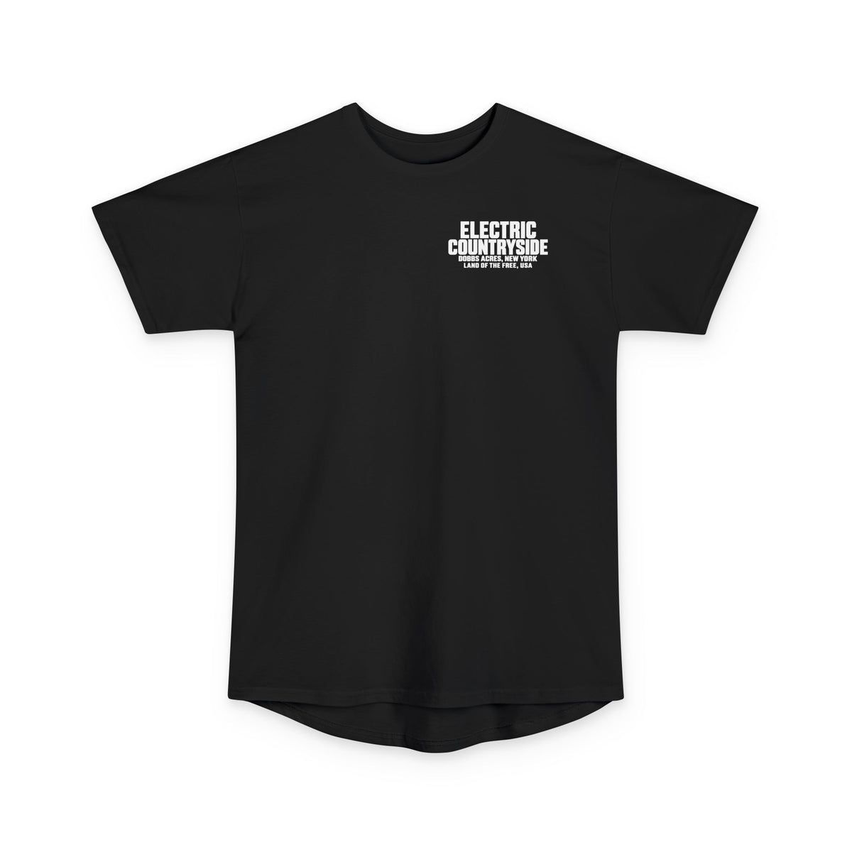 Electric Countryside Longbody Tee — Golic & Co. Land of the Free Graphic T-Shirt