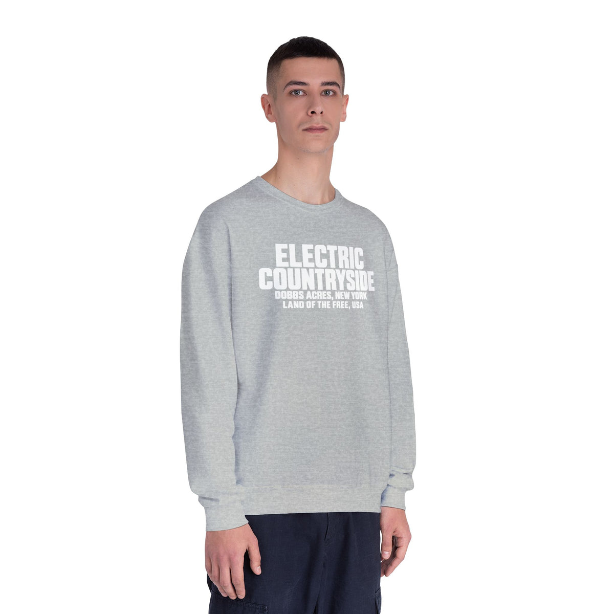 Electric Countryside Crewneck Sweatshirt – Golio & Co. Land of the Free Graphic