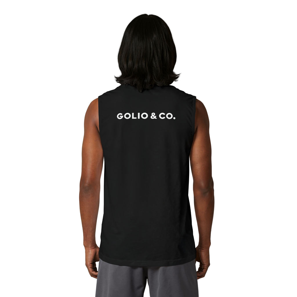 Sunday Dinner Muscle Tank — Retro Script Graphic Tank Top