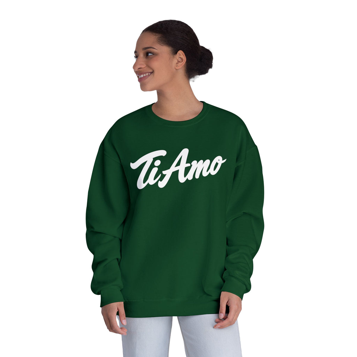 Ti Amo Script Sweatshirt - "Ti Amo" Crewneck Pullover