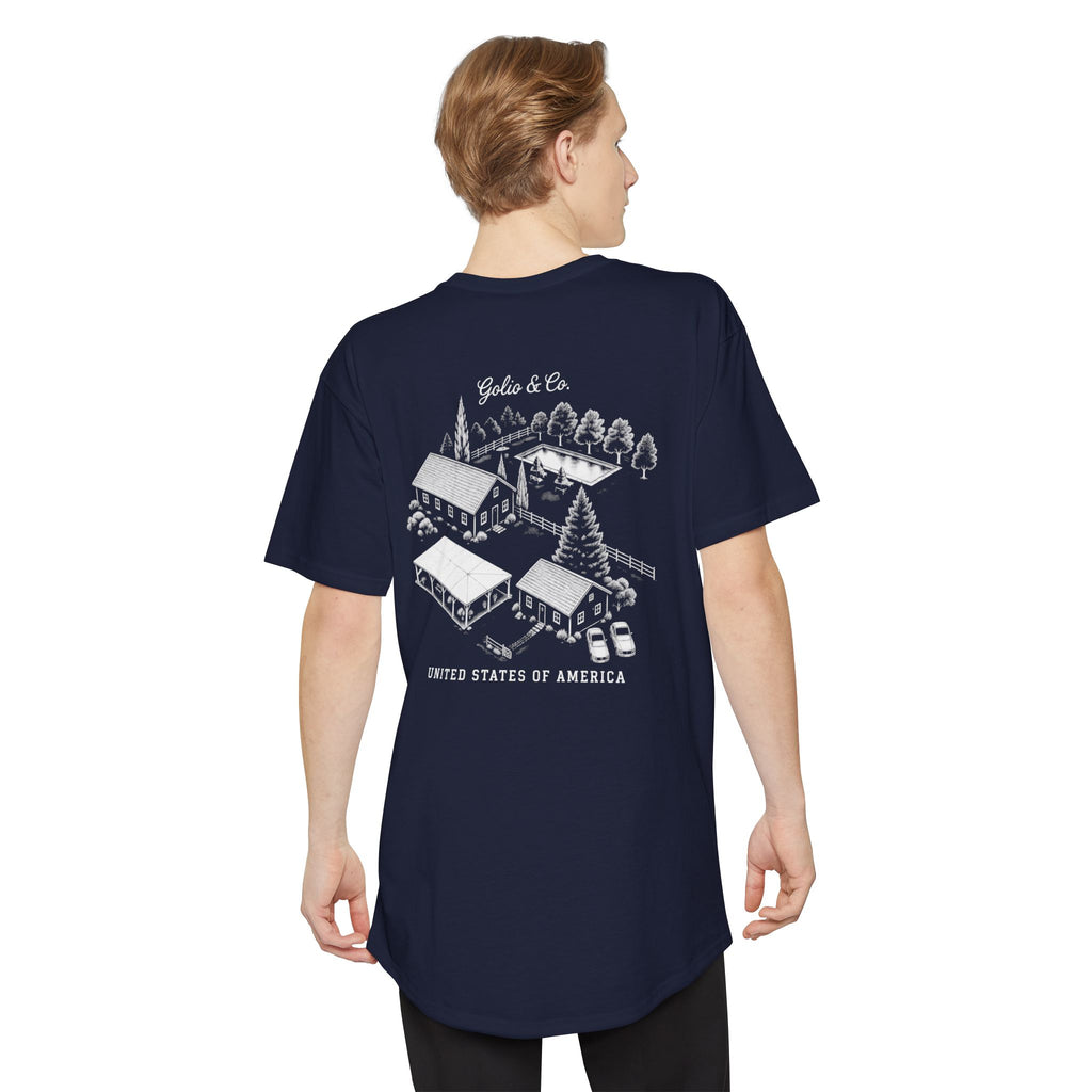 Long Body Tee — Golio & Co. Casino Graphic (United States of America)