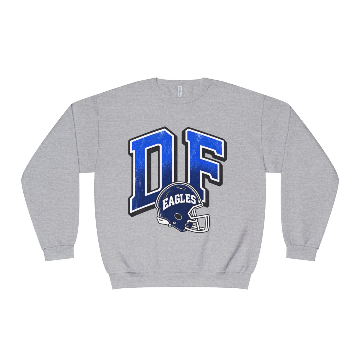 DF Eagles Football Helmet 90s Crewneck Sweatshirt