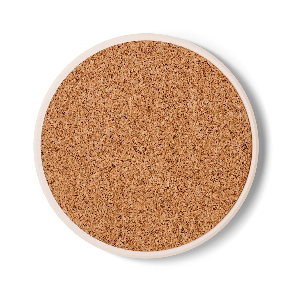 Ceramic Coaster – Vintage Pot & Pan Logo Coaster (Golio & Co. Est. 2026)