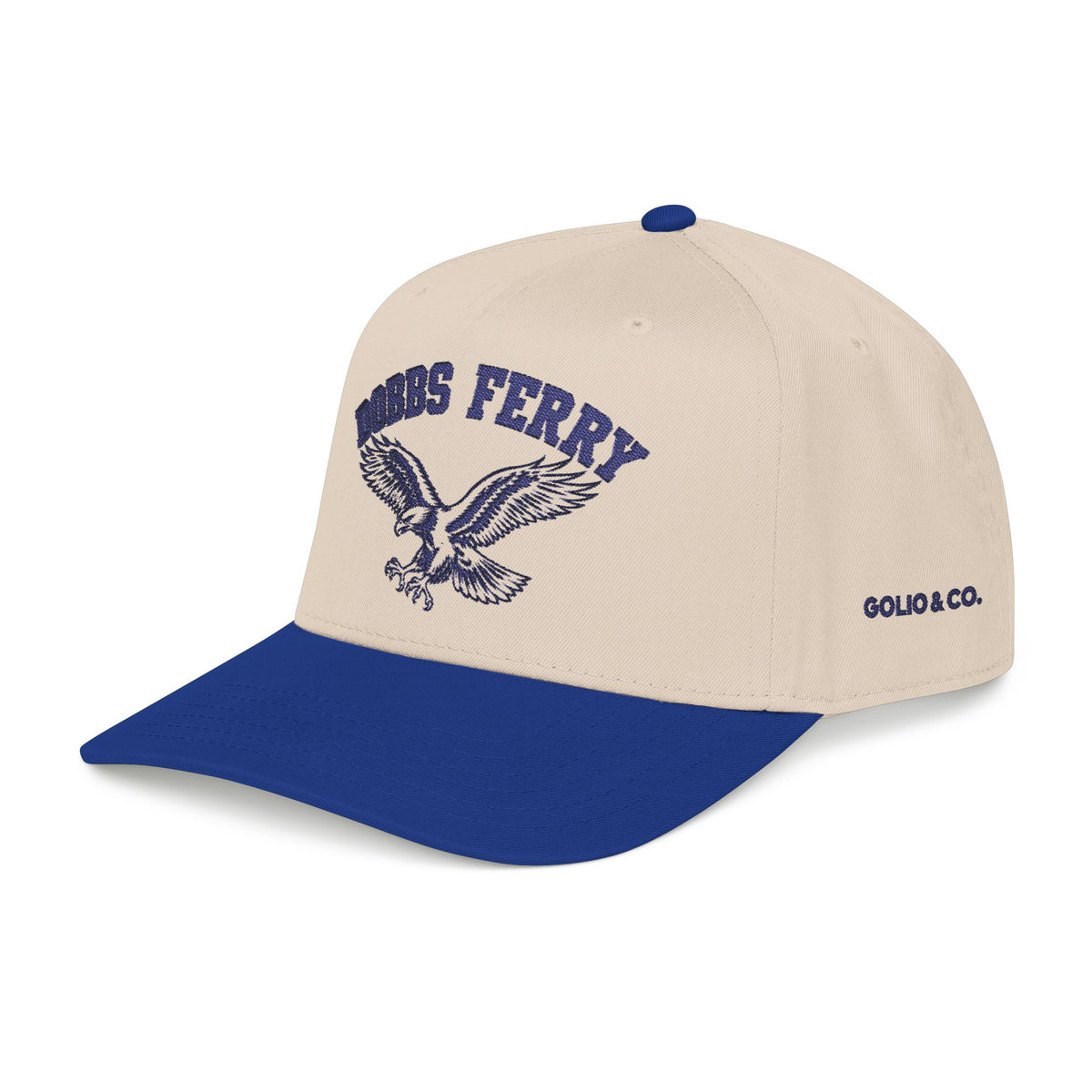 Dobbs Ferry Eagle Baseball Cap — Vintage Athletic Mid-Profile Hat