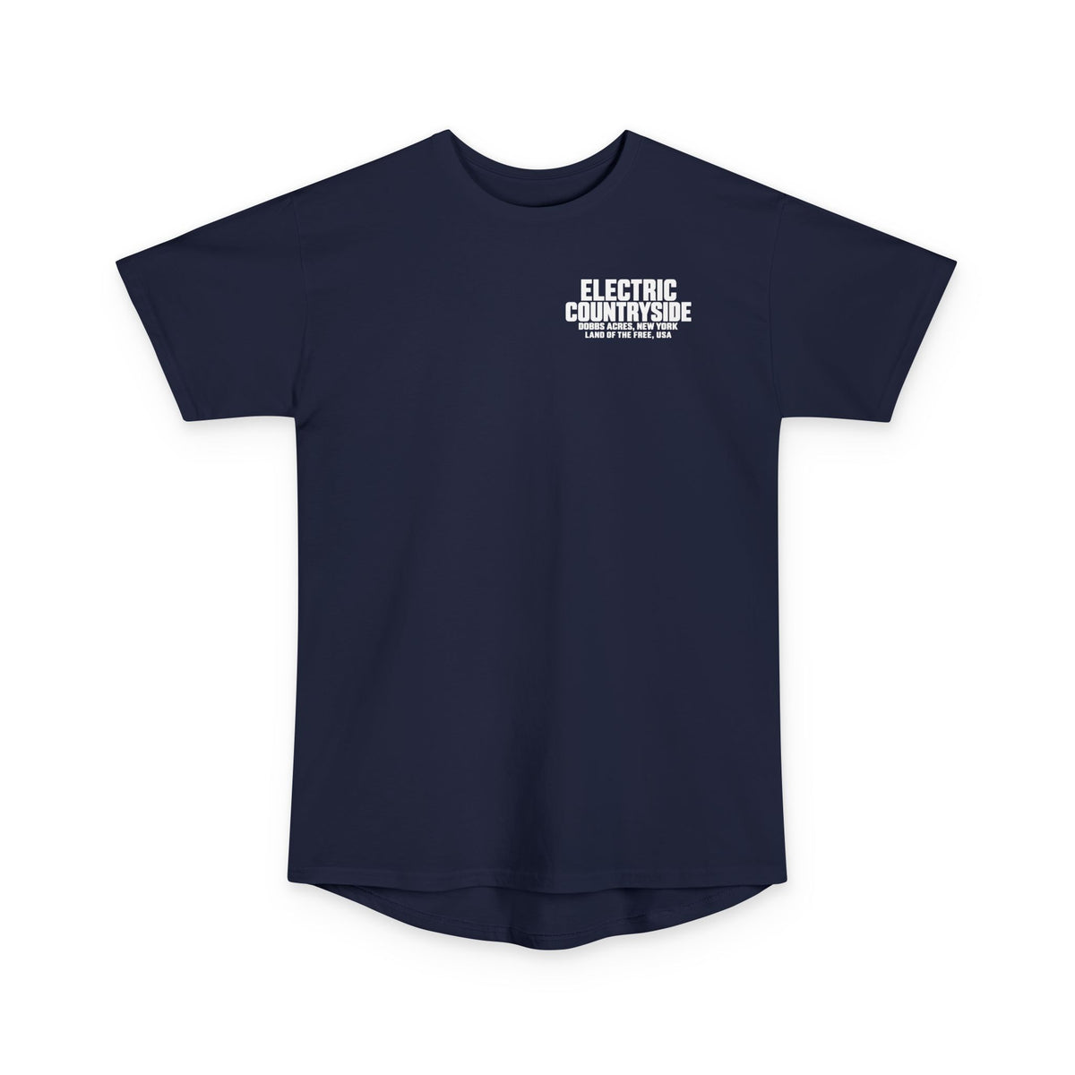 Electric Countryside Longbody Tee — Golic & Co. Land of the Free Graphic T-Shirt