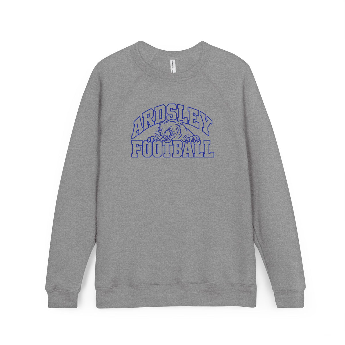 Ardsley Football Crewneck Sweatshirt — Vintage Mascot Raglan