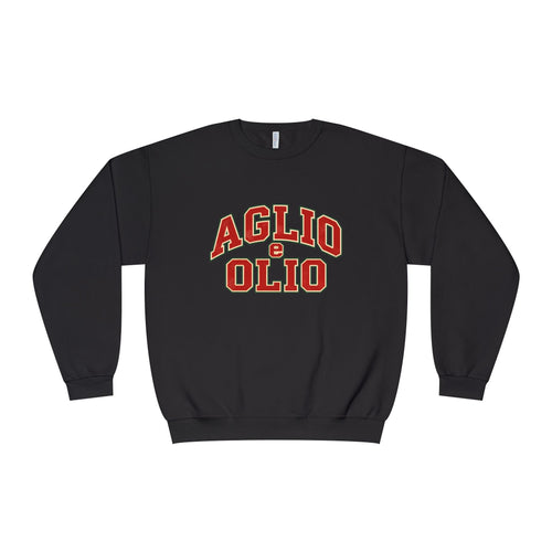 Aglio e Olio Italian Foodie Crewneck Sweatshirt