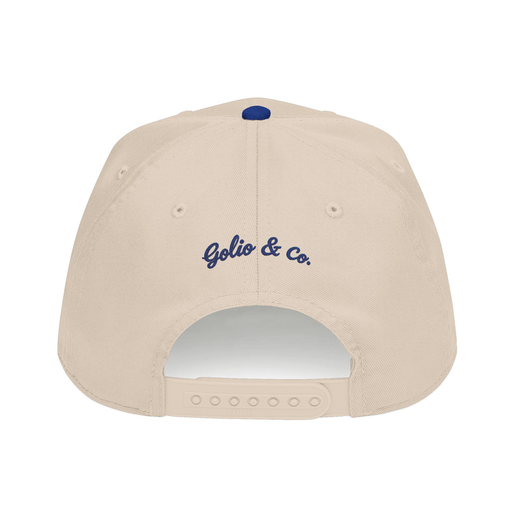 Florence Embroidered Baseball Cap — Retro Script Mid-Profile Hat