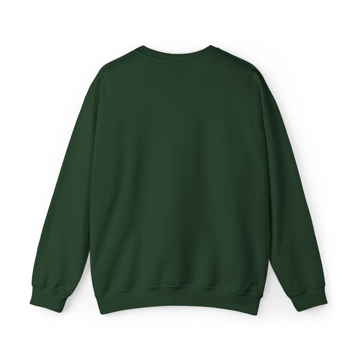 Embroidered Golio Logo Heavy Blend Crewneck Sweatshirt — Minimal Black Graphic Pullover