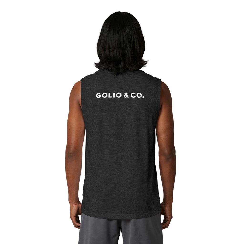 Sunday Dinner Muscle Tank — Retro Script Graphic Tank Top