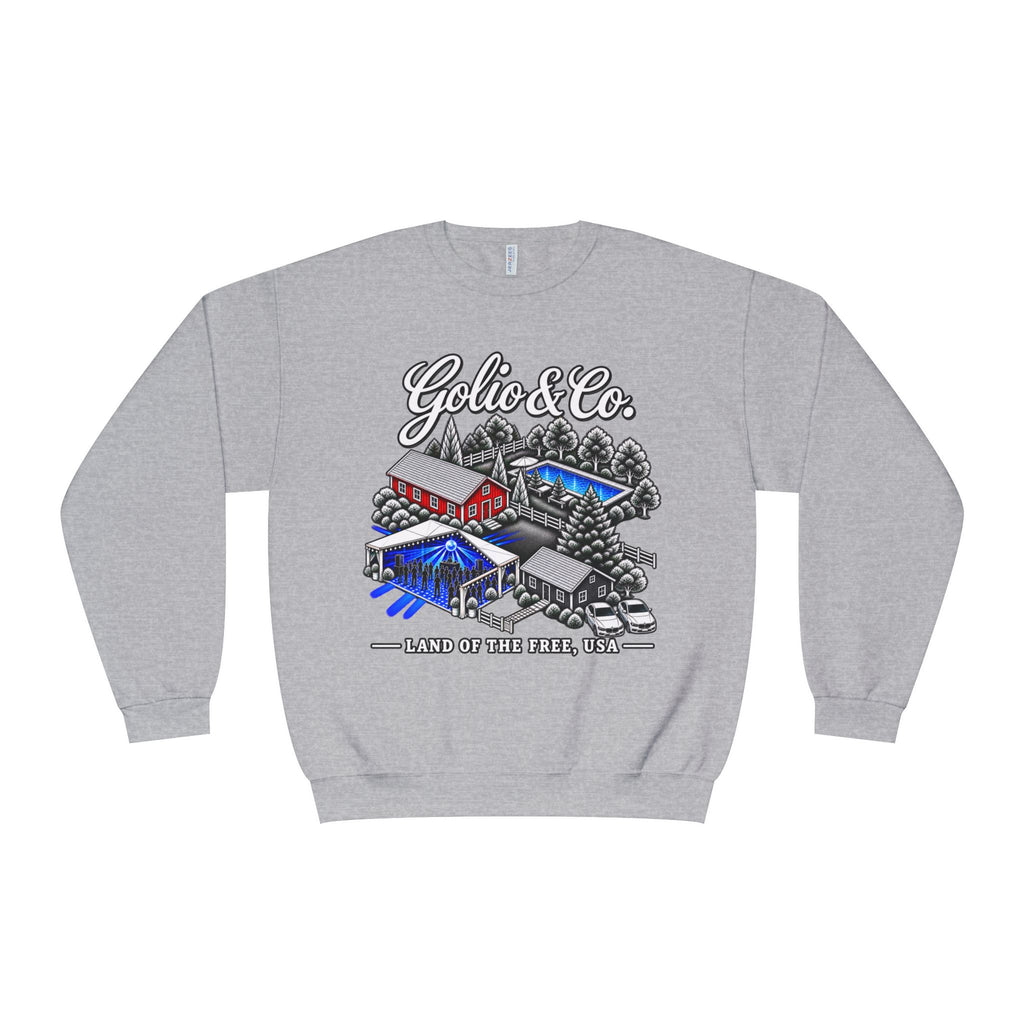 Electric Countryside Sweatshirt — Golio & Co. "Land of the Free" Vintage Americana Crewneck