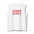Dobbs Acres Muscle Tank — ‘Golio & Co.’ Red Logo Farm-Style Sleeveless Tee