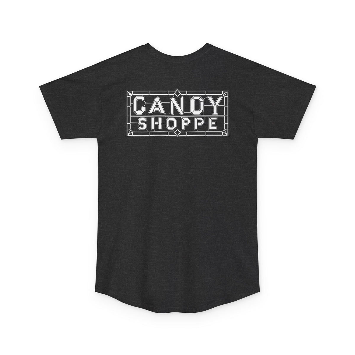 Candy Shoppe Tee — Vintage Stained Glass Graphic Urban Longline T-Shirt