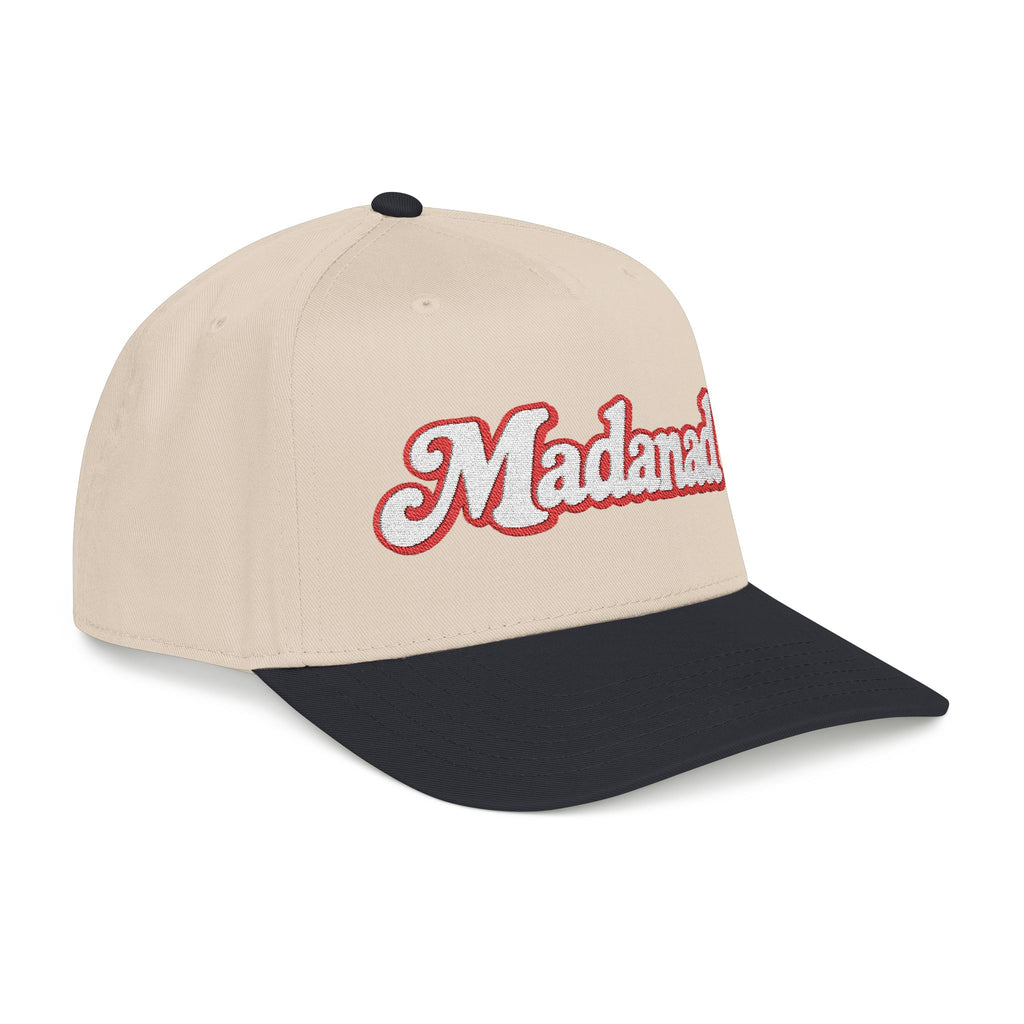 Madanad Embroidered Baseball Cap — Retro Script Hat