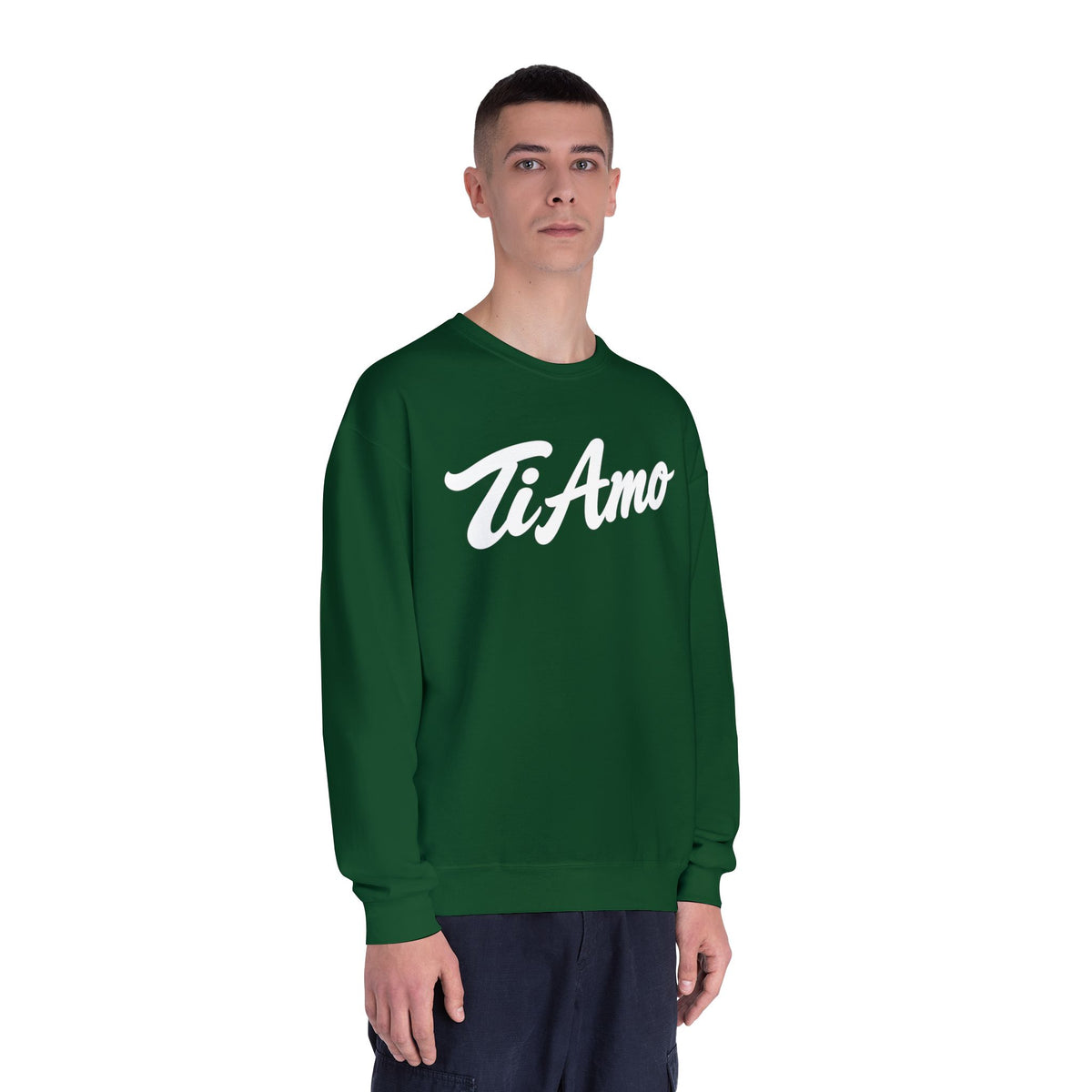 Ti Amo Script Sweatshirt - "Ti Amo" Crewneck Pullover